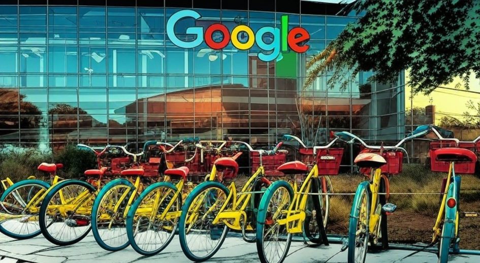 Bikes at Googleplex