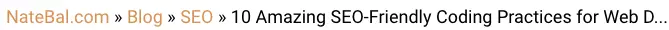 10 Amazing SEO-Friendly Coding Practices for Web Developers SEO-Friendly Coding Practices