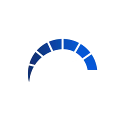 Blue performance speedometer gauge icon representing page load speed optimization, Core Web Vitals tuning, and technical website performance engineering on NateBal.com.