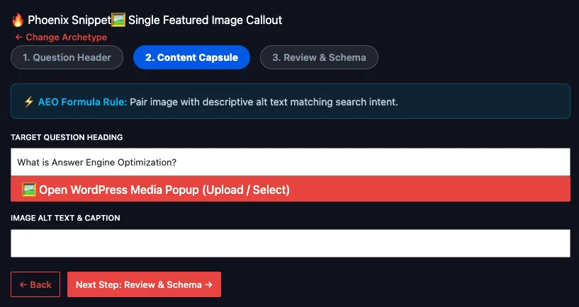 Single Featured Image Callout Builder Single Featured Image Callout Builder