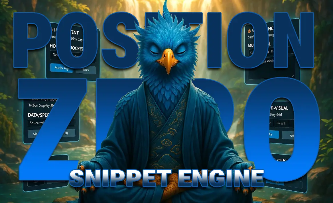 WordPress Plugin for Answer Engine Optimization | the Phoenix Position Zero Snippet Engine Plugin